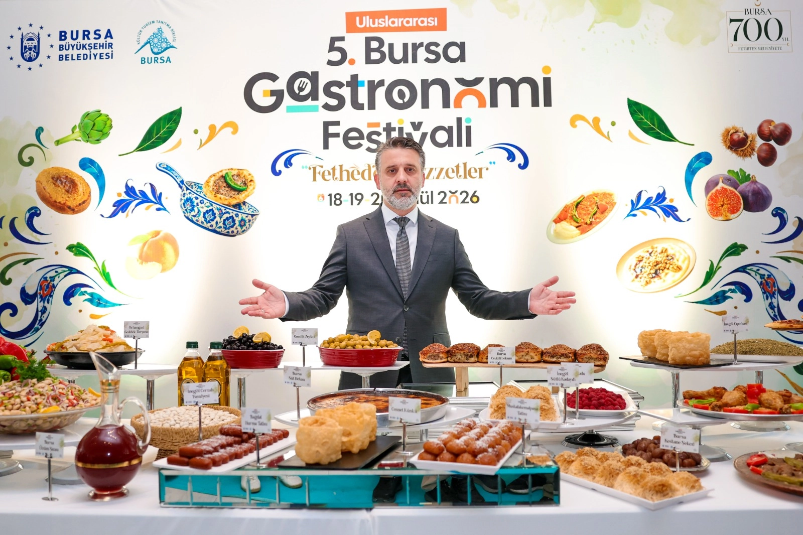 Bursa Gastronomi Festivali 18-20 Eyl&uuml;l&rsquo;de Merinos Parkı&rsquo;nda