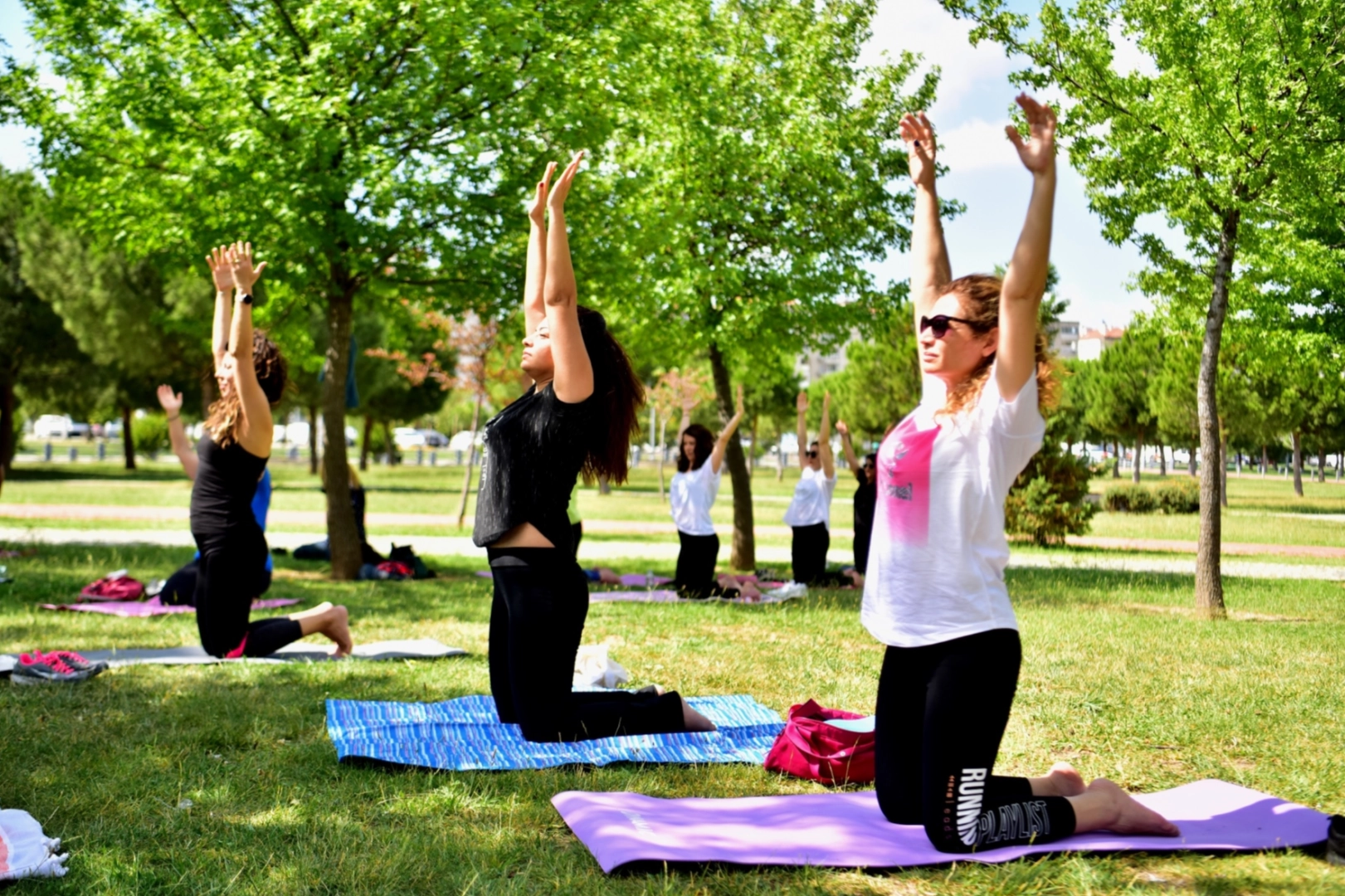 Bornova'nın 8 bin 500 yıllık tarihinde yoga buluşması