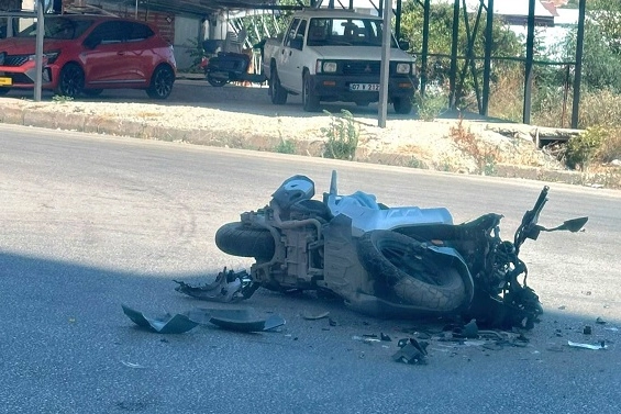 Kumluca’da trafik kazası: 1 yaralı!
