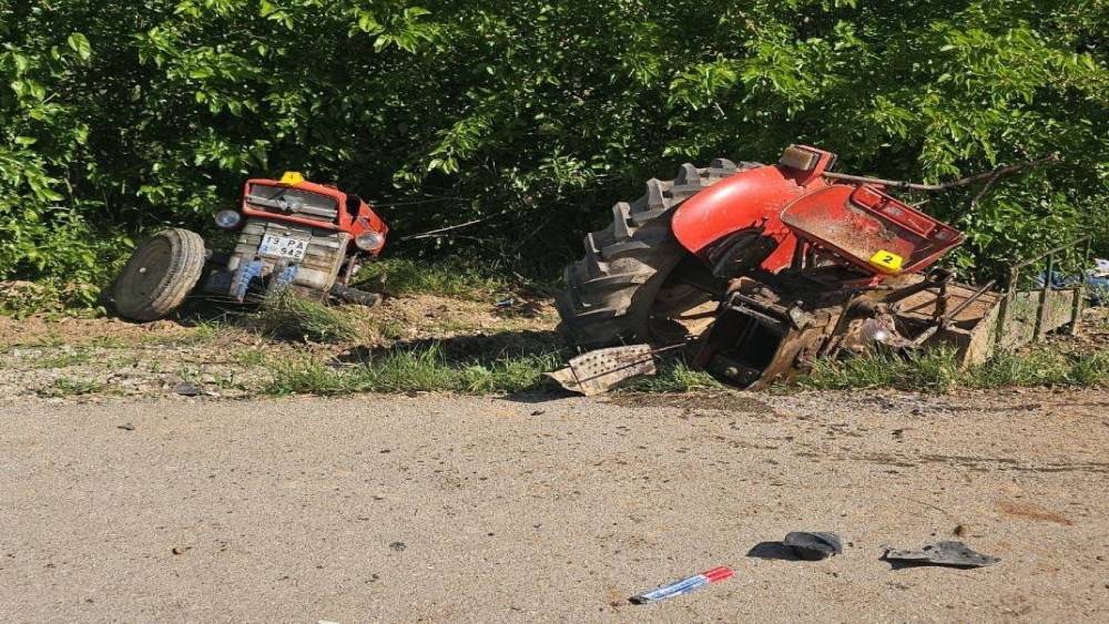 Traktör ikiye ayrıldı, sürücüsü hayatını kaybetti!