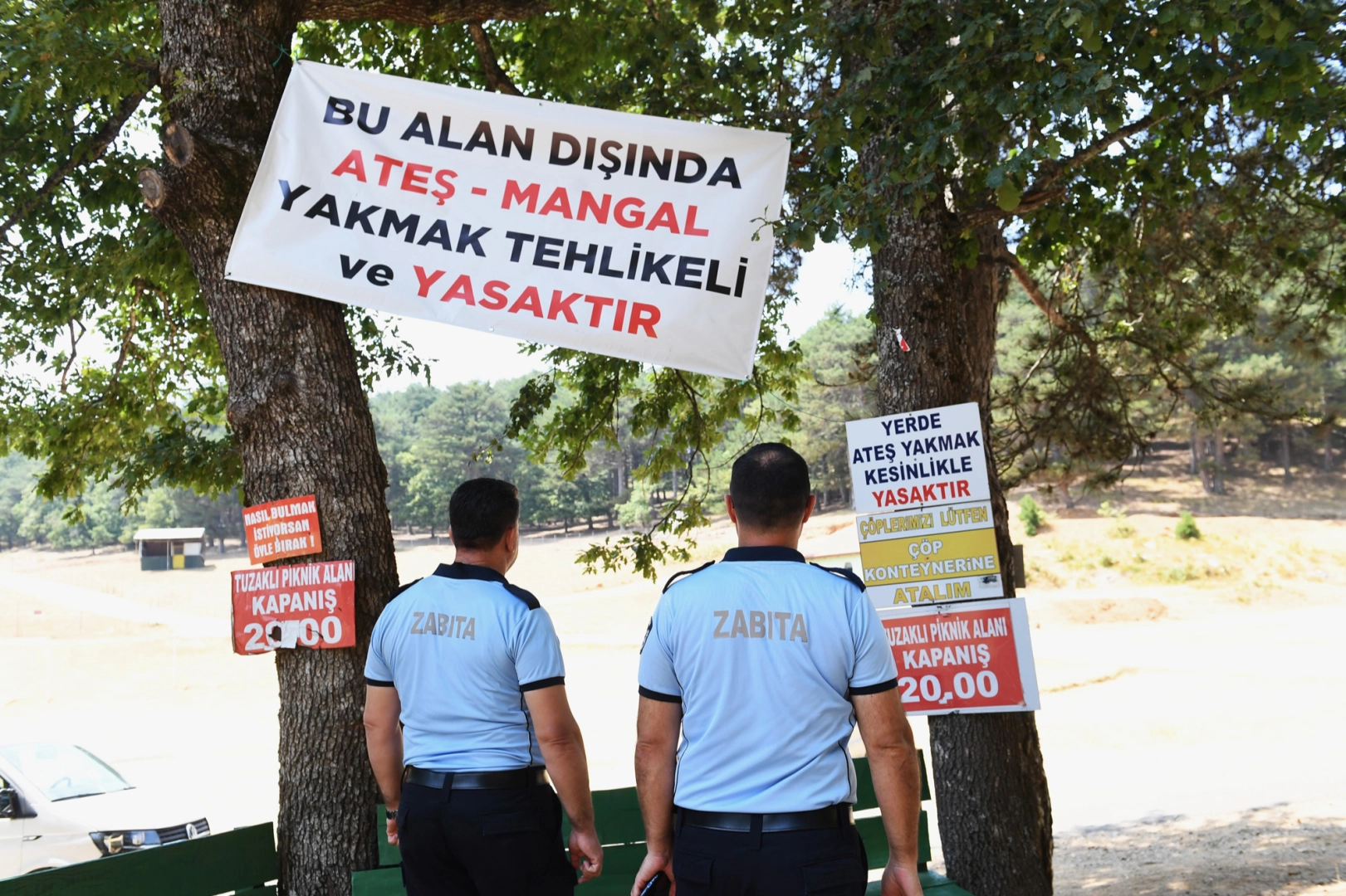 Osmangazi’de piknikçiler orman yangınına karşı uyarıldı