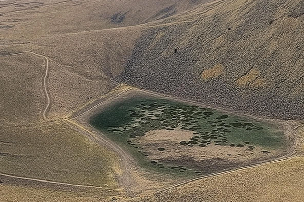 Erciyes Dağı'ndaki Sarıgöl kurudu!