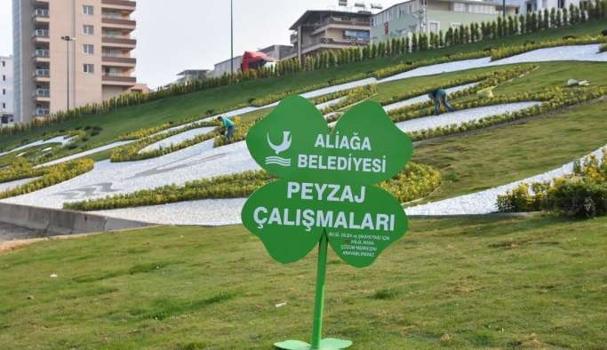 Aliağa 2020 Yılında Yüz Bin Metrekare Yeşil Alan Kazandı