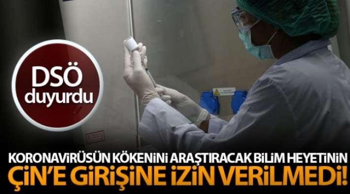 DSÖ: 'Çin, Covid-19'un kökenini araştıracak ekip için gerekli giriş izinlerini tamamlamadı'