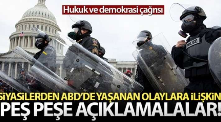 Siyasilerden ABD'de yaşanan olaylara ilişkin peş peşe açıklamalar!