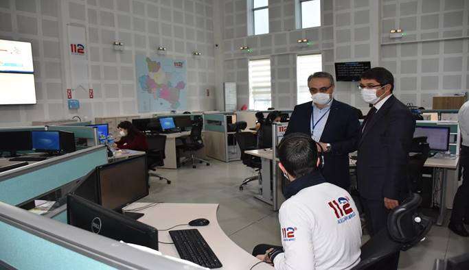 Şehzadeler Belediye Başkanı Ömer Faruk Çelik: Manisa 112 Acil Çağrı Merkezi’ni ziyaret etti