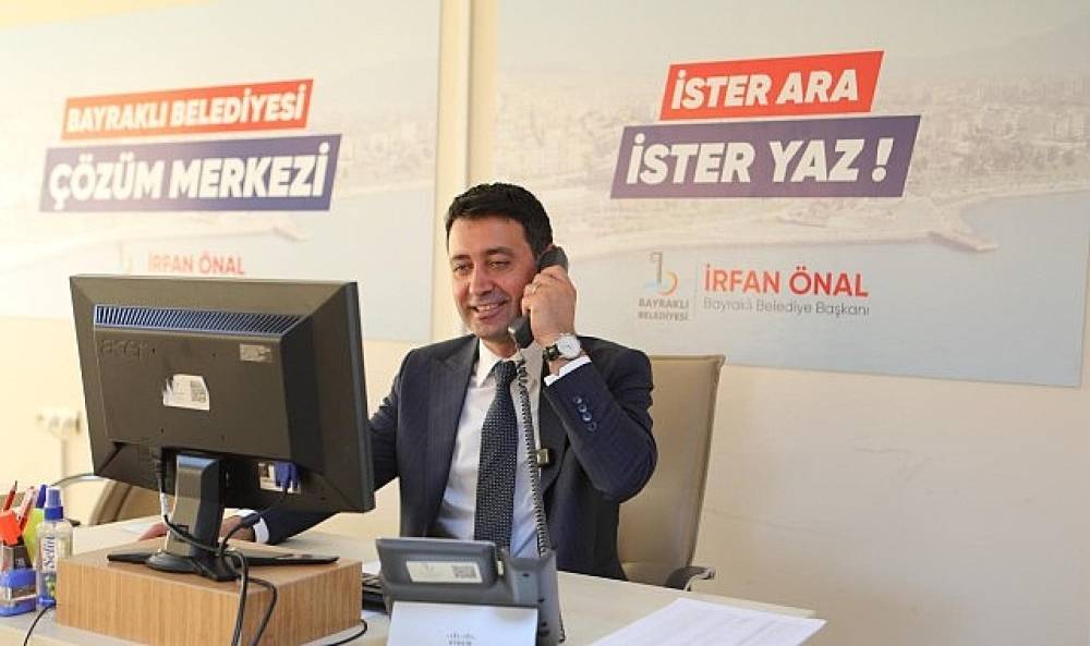 Bayraklı'da 15 ayda 26 bin 456 talep çözüme kavuştu