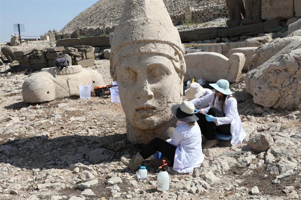 Nemrut heykelleri nano teknolojiyle korunuyor