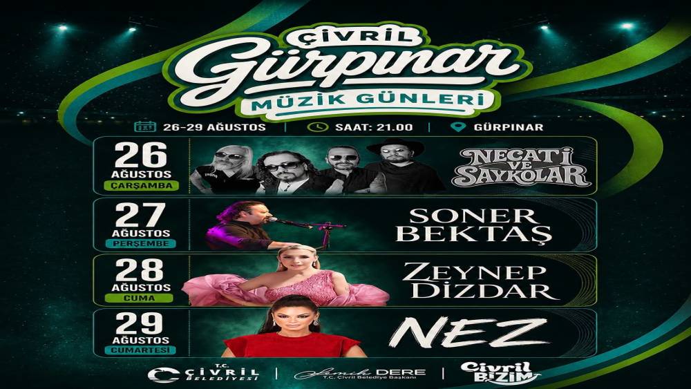 G&uuml;rpınar M&uuml;zik G&uuml;nleri 13 Yıl Sonra Yeniden Başlıyor