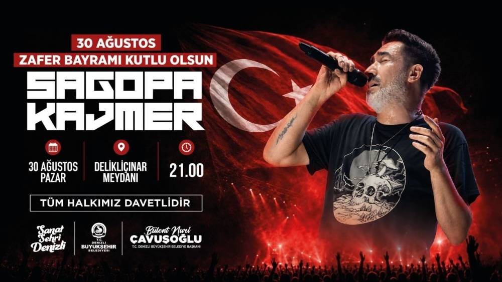 Sagopa Kajmer 30 Ağustos&rsquo;ta Denizli&rsquo;de Konser Verecek