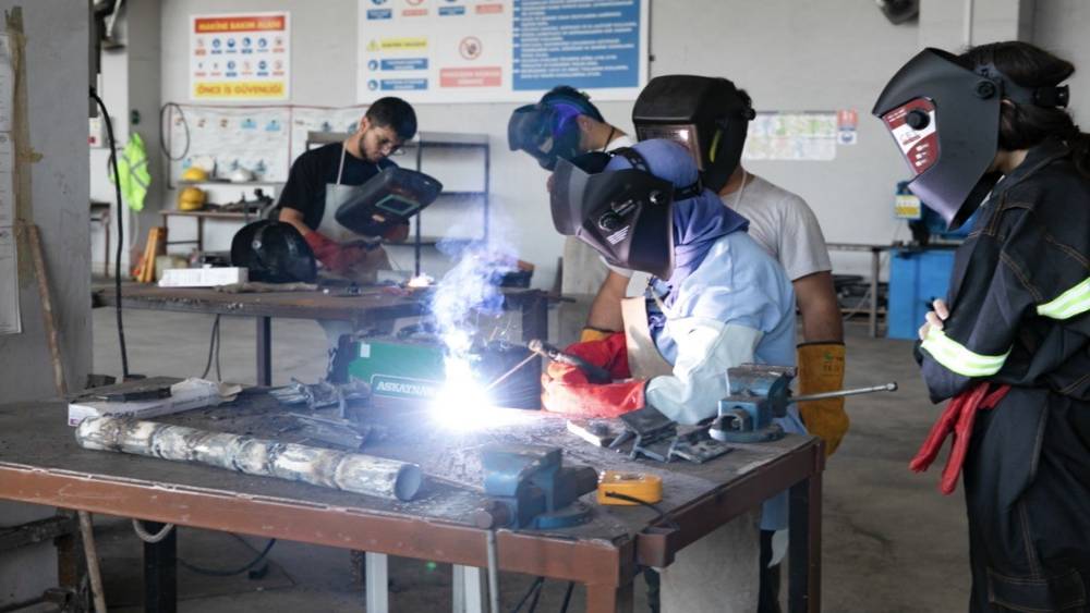 Mersin&rsquo;de &ccedil;elik kaynak kursu mezunlarının y&uuml;zde 85&rsquo;i işe yerleşti