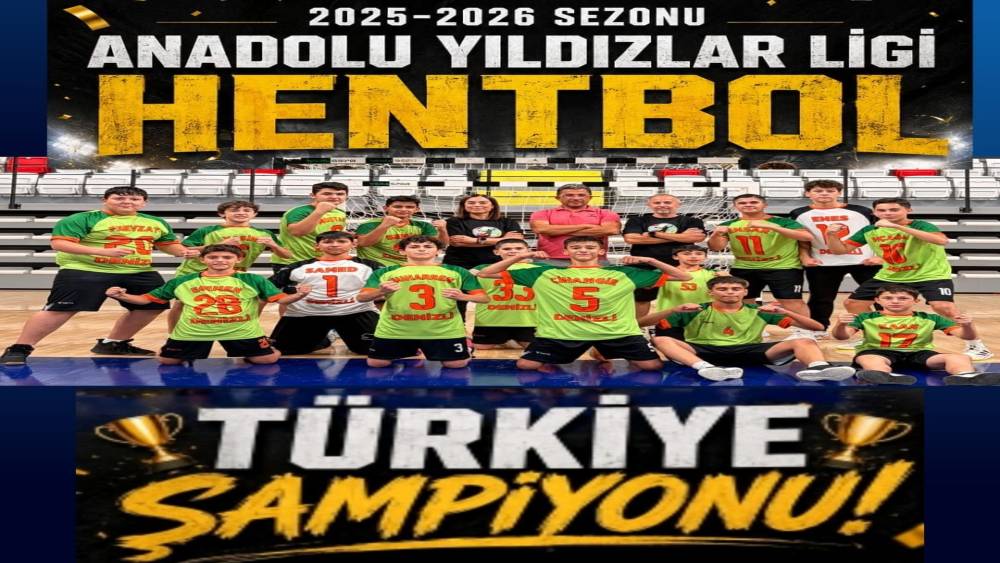 Denizli Erkek Hentbol Karması T&uuml;rkiye şampiyonu oldu
