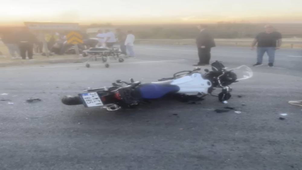 L&uuml;leburgaz&rsquo;da motosiklet kazası: 1 ağır yaralı
