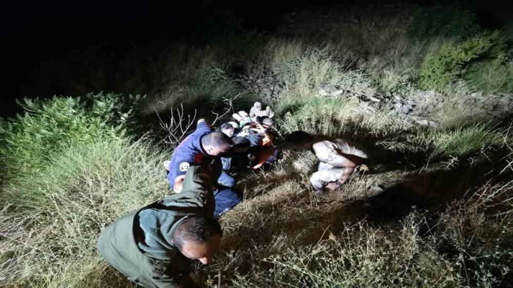 Hassa&rsquo;da yama&ccedil;tan d&uuml;şen kişi ekiplerce kurtarıldı