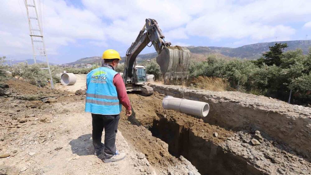 Samandağ&rsquo;da atık su altyapısında 68 kilometre tamamlandı