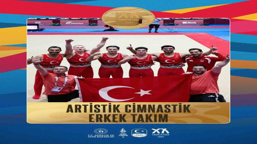 Artistik Cimnastik Erkek Milli Takımı Akdeniz şampiyonu