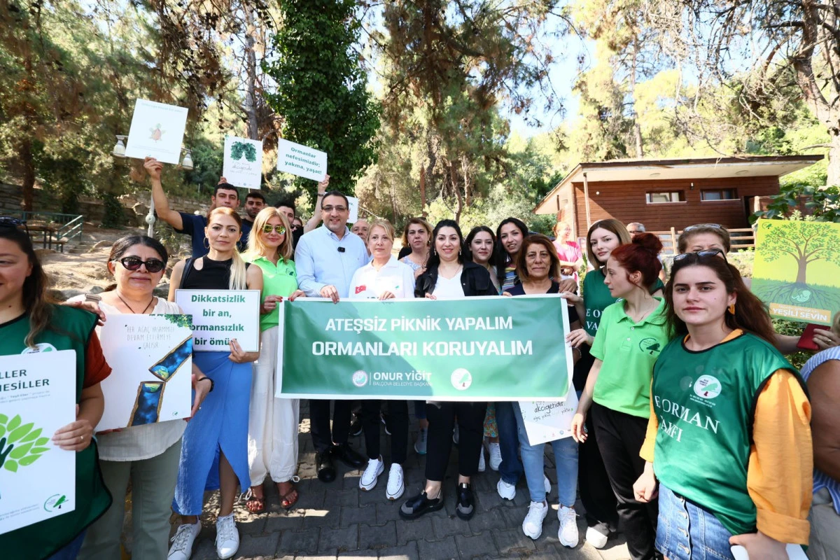 Balçova’da “Ateşsiz Piknik” ile orman yangınlarına farkındalık!