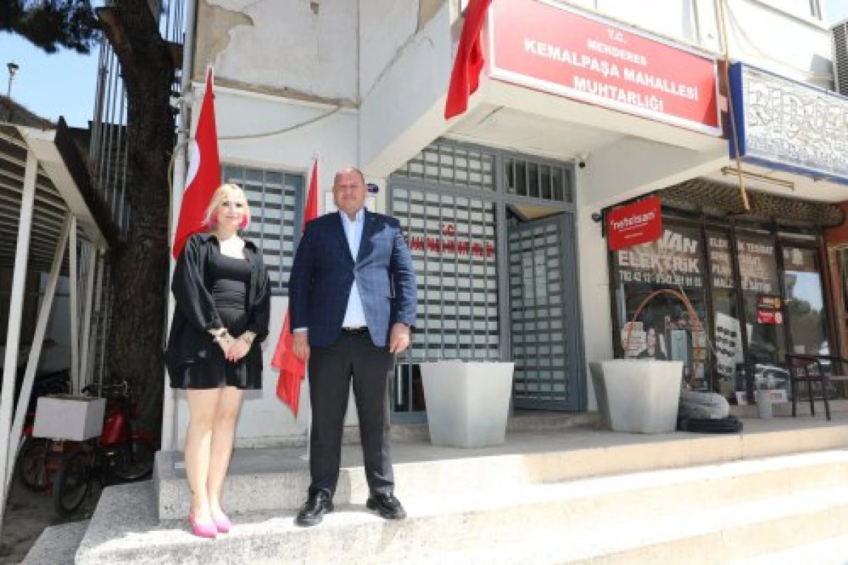 Başkan Çiçek, muhtarlarla saha temaslarını sürdürüyor