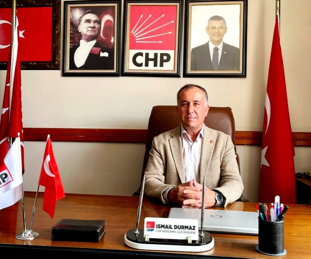BİR SİYASİ PORTRE  Halkın İçinden Gelen Bir Lider: CHP Bergama İlçe Başkanı İsmail Durmaz