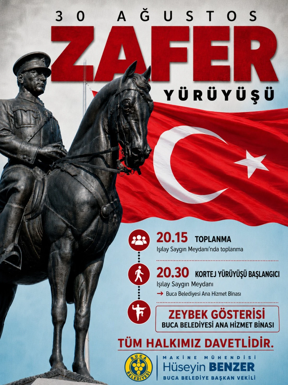 Buca&rsquo;da zafer coşkusu kortejle ta&ccedil;lanacak
