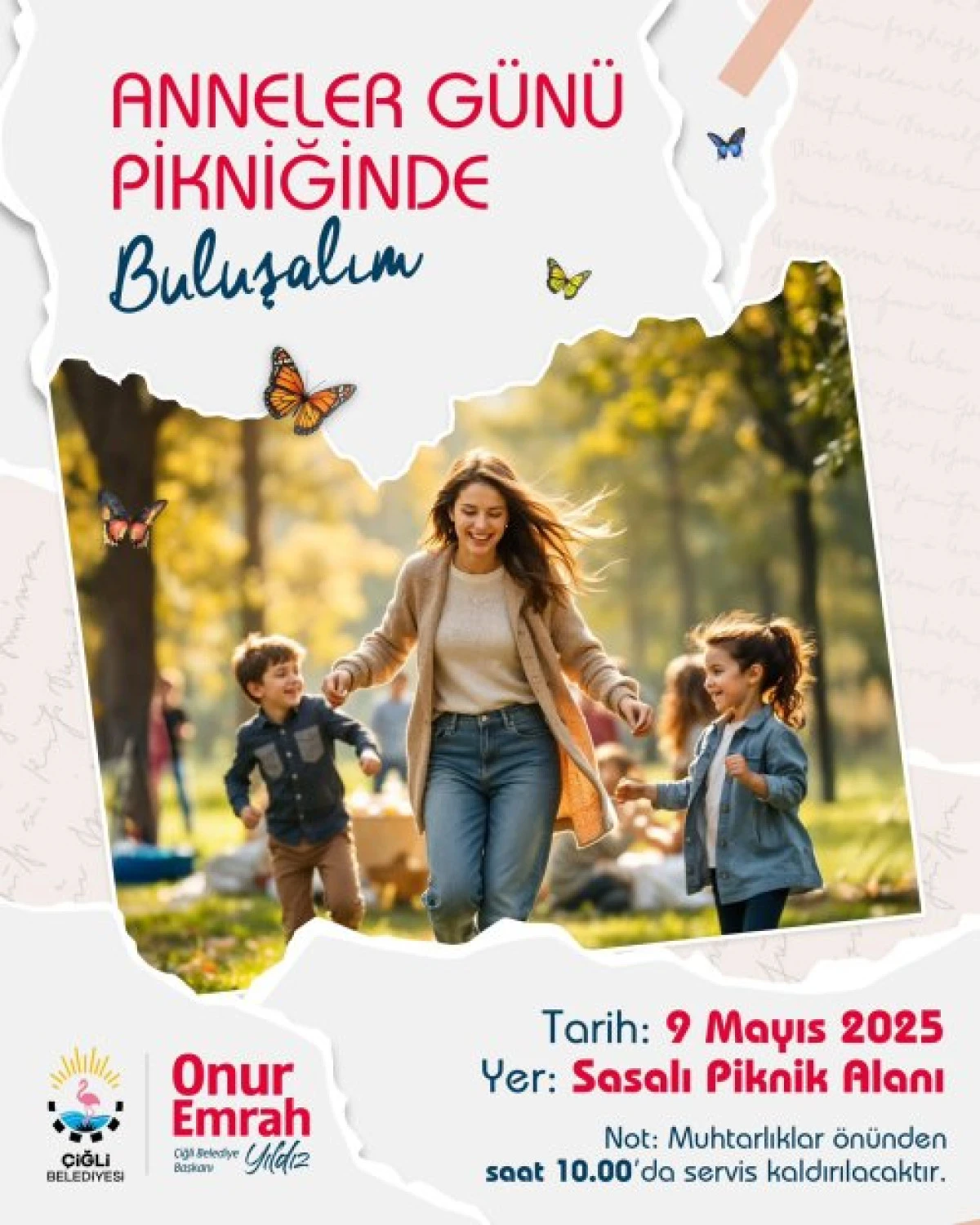 Çiğli Belediyesi'nden Anneler Günü'ne özel piknik etkinliği