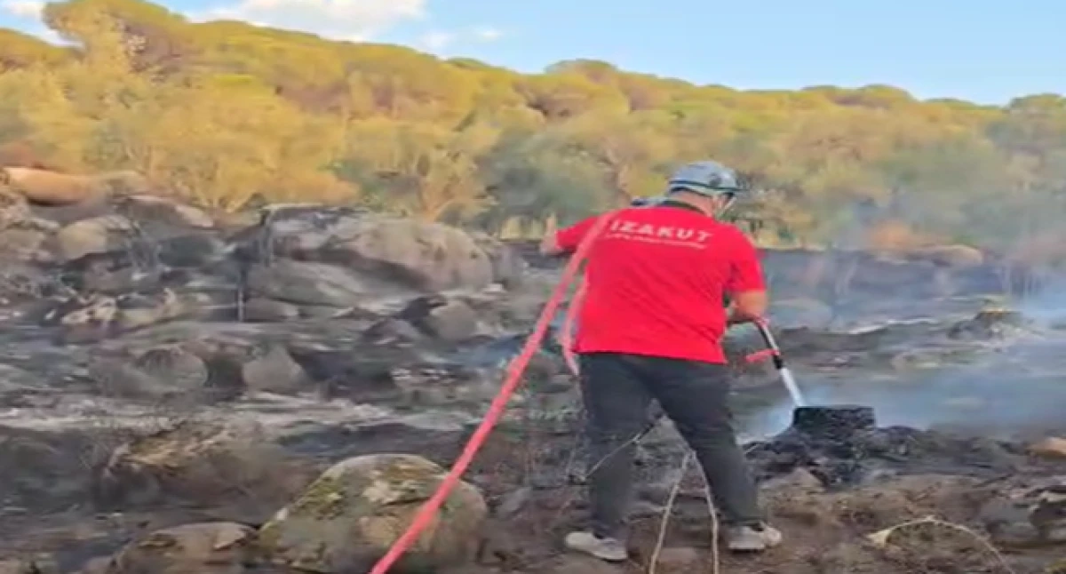 Demircidere Koyu’ndaki Yangın Kontrol Altına Alındı