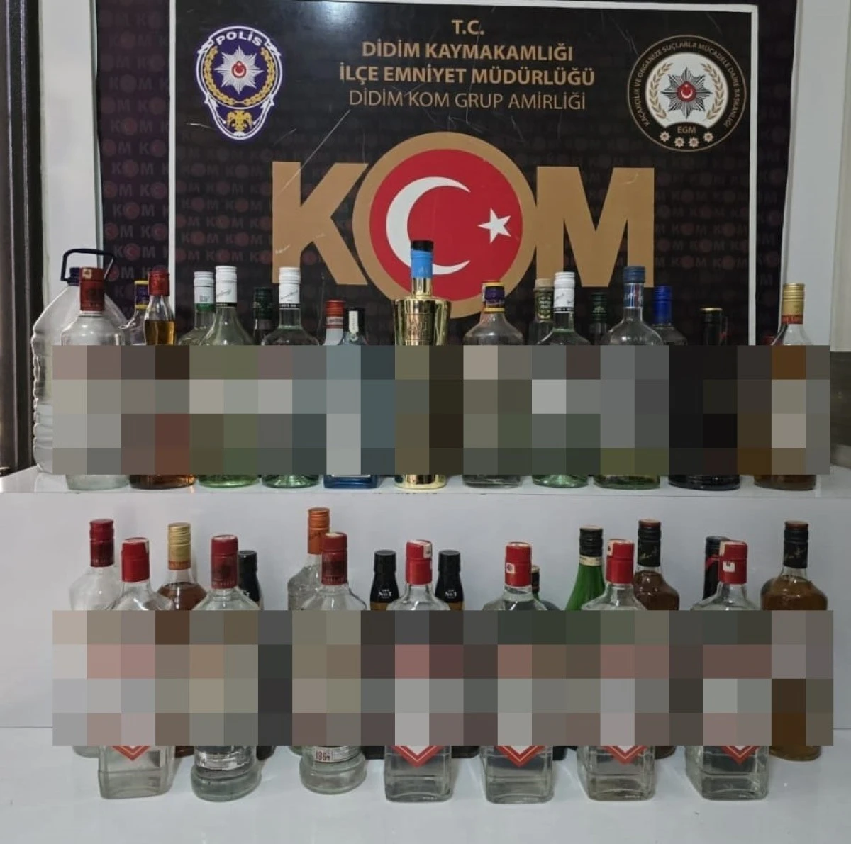 Didim’de kaçak içki operasyonu!