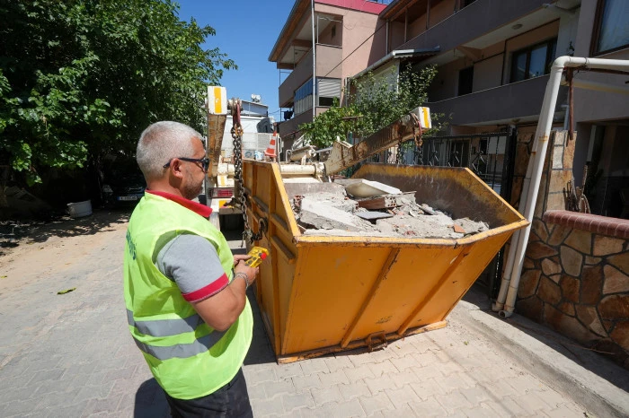 Gaziemir’de moloz dökümüne sıkı denetim!
