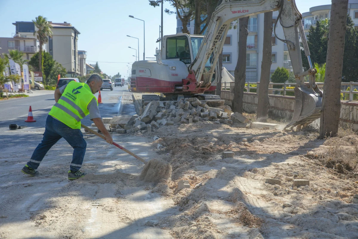 Güzelbahçe’de vizyoner proje başladı: Ana arterler yenileniyor