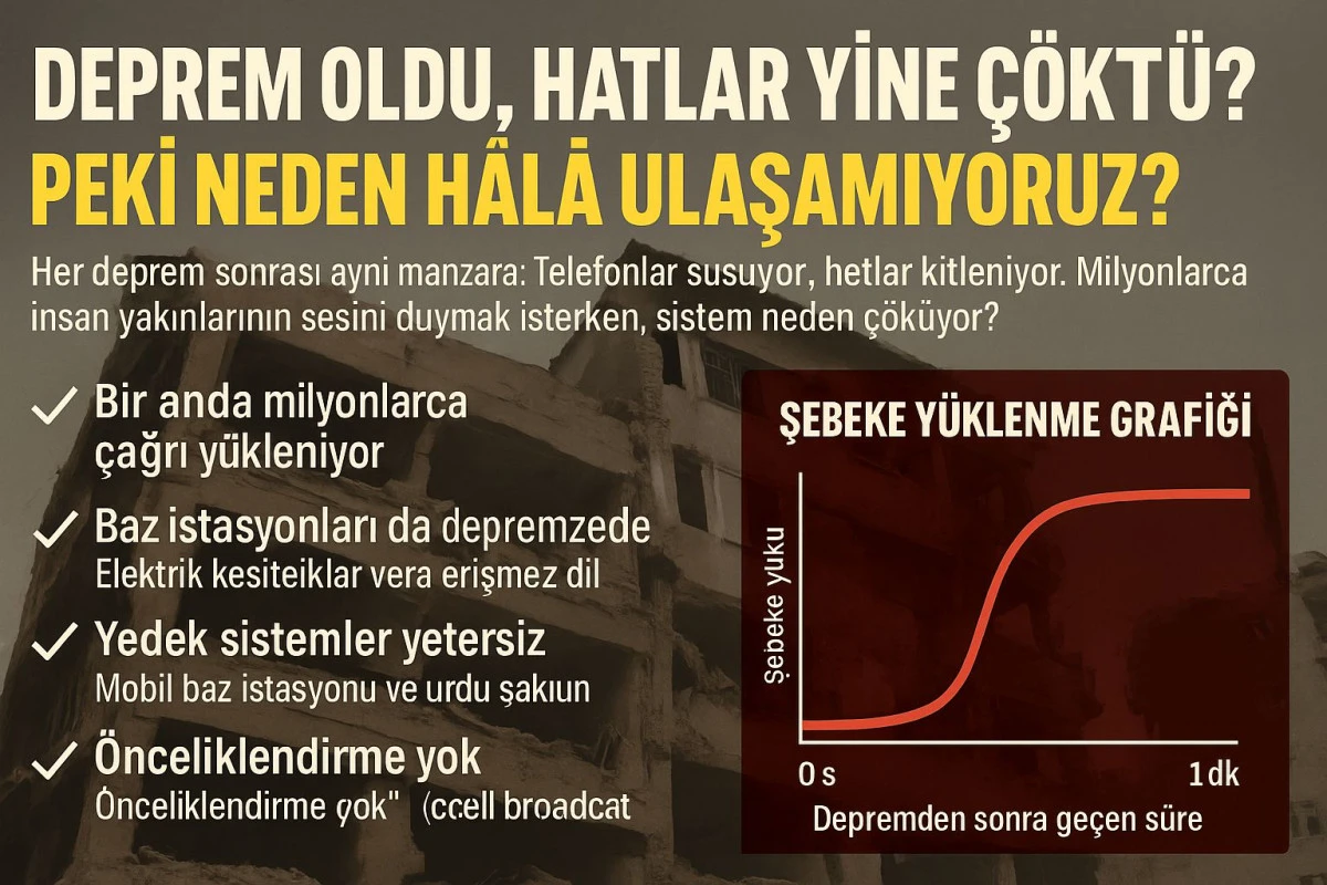 Her Büyük Depremde Aynı Sorun: Hatlar Neden Çöküyor?