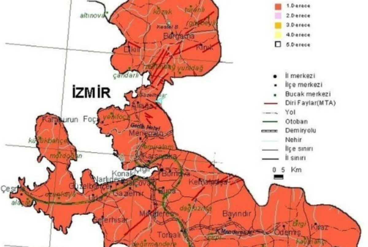 İzmir ve Denizli İçin 9,5 Büyüklüğünde Deprem Potansiyeli