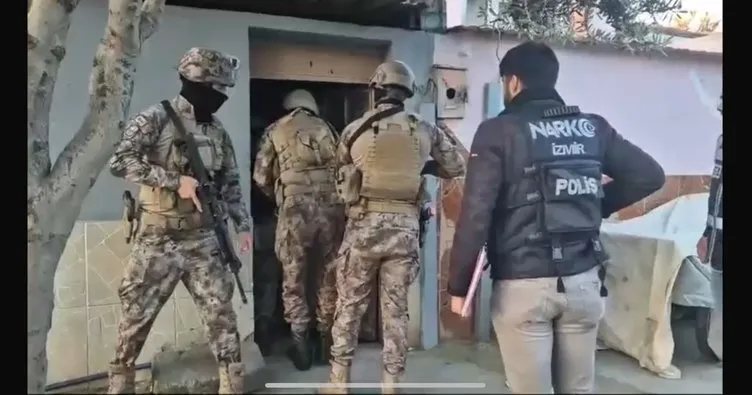 İzmir'de Polisten Dev Uyuşturucu Operasyonu: 64 Kişi Gözaltında