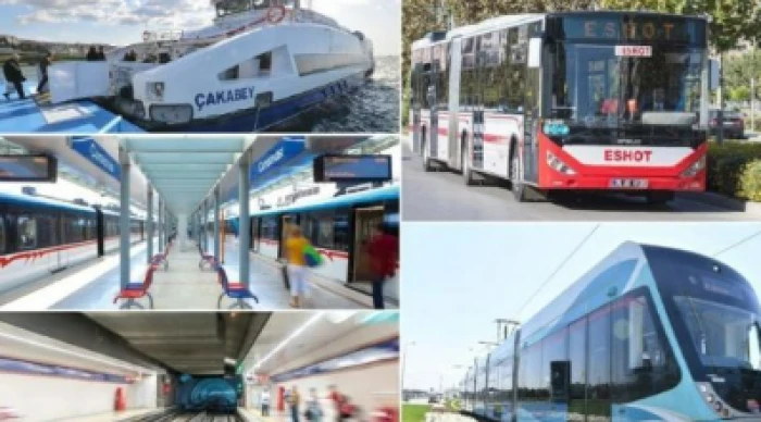 İzmir’de toplu taşıma ücretlerinde değişiklik