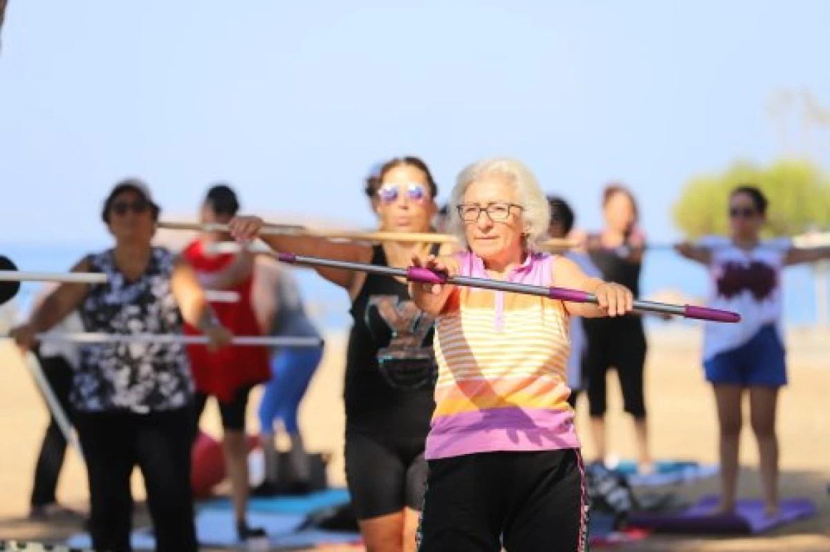 Menderes’te deniz manzaralı pilates keyfi