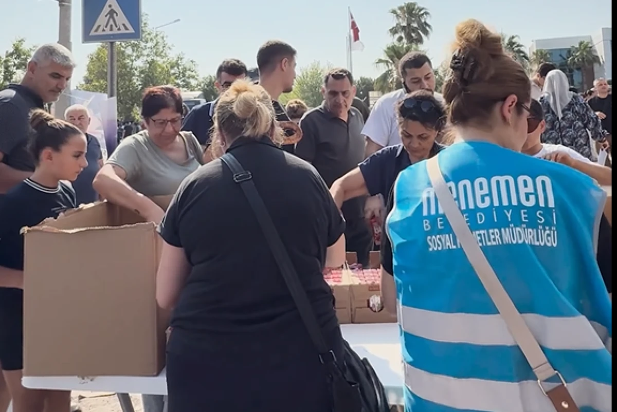 Menemen Belediyesi’nden Sınav Sabahı Desteği