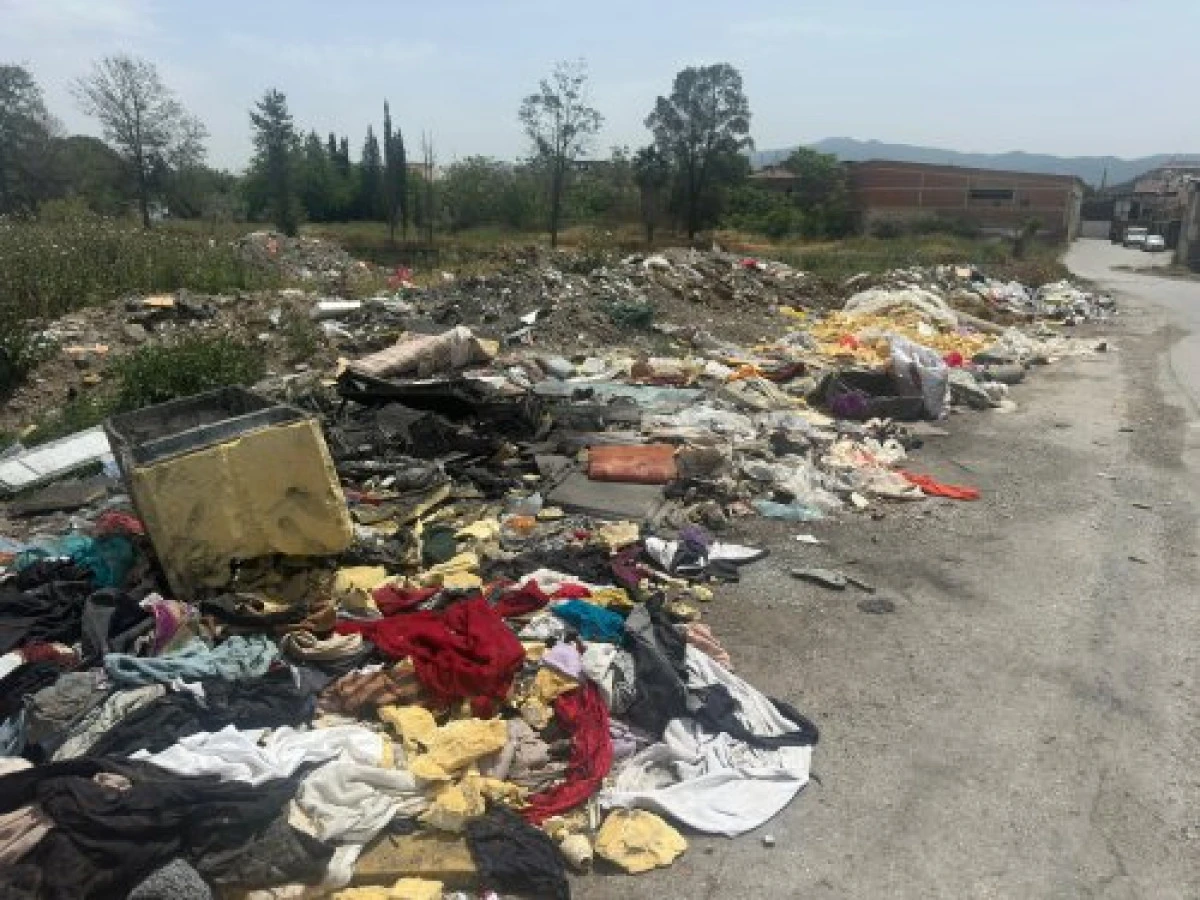 Menemen'de ilçe geneline dökülen atıklar çevre kirliliğine neden oluyor!