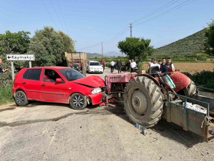 Ödemiş'te trafik kazası: 4 kişi yaralandı!