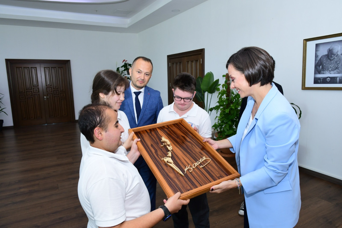 “Özel” çocuklardan Başkan Kınay'a ziyaret