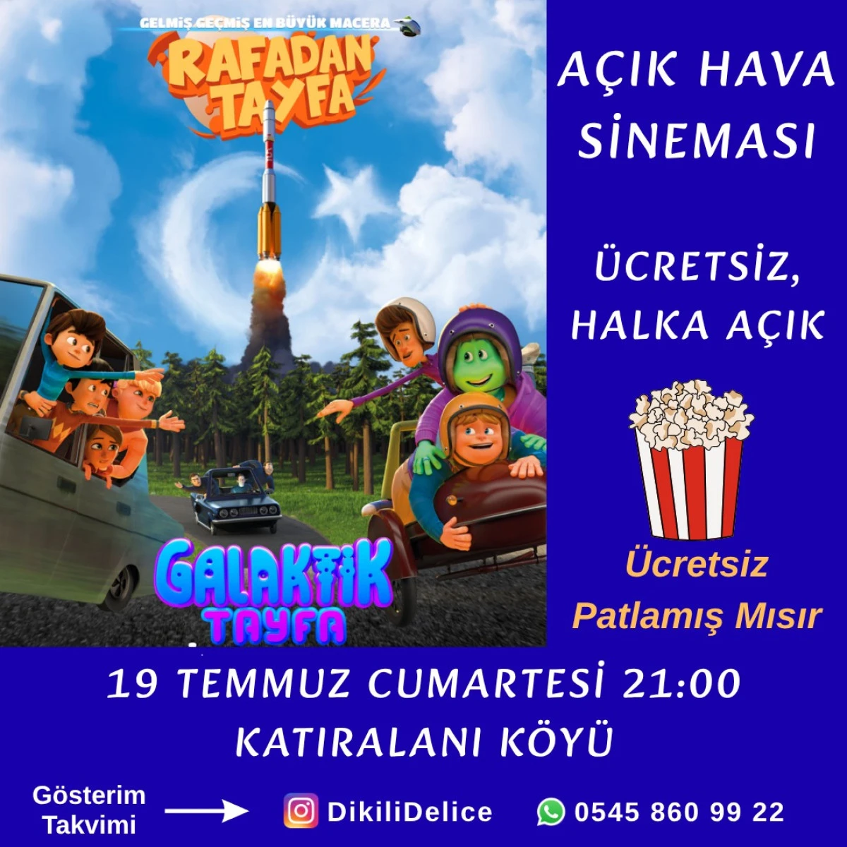 “Rafadan Tayfa” Köy Sineması ile Dikili’de Çocuklarla Buluşuyor