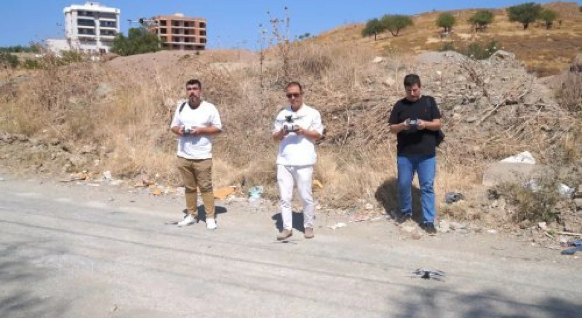 Seferihisar’da drone destekli kaçak hafriyat denetimi