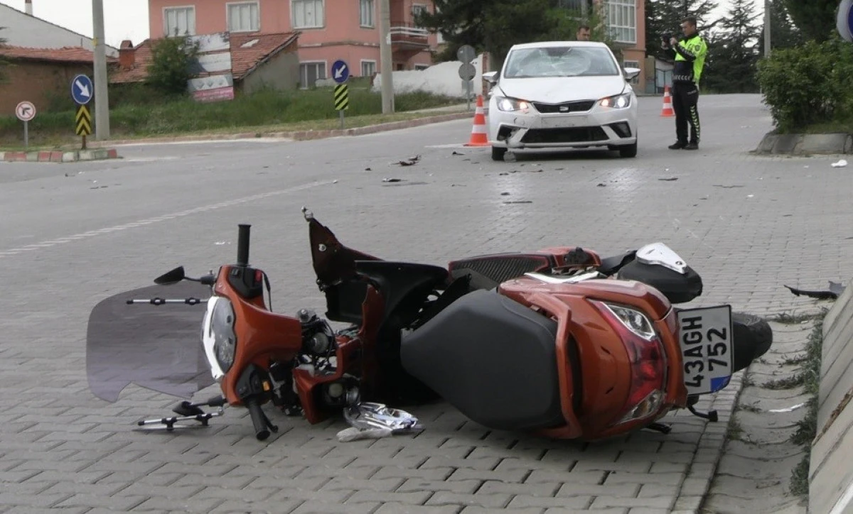 Tavşanlı’da trafik kazası: 1 yaralı!